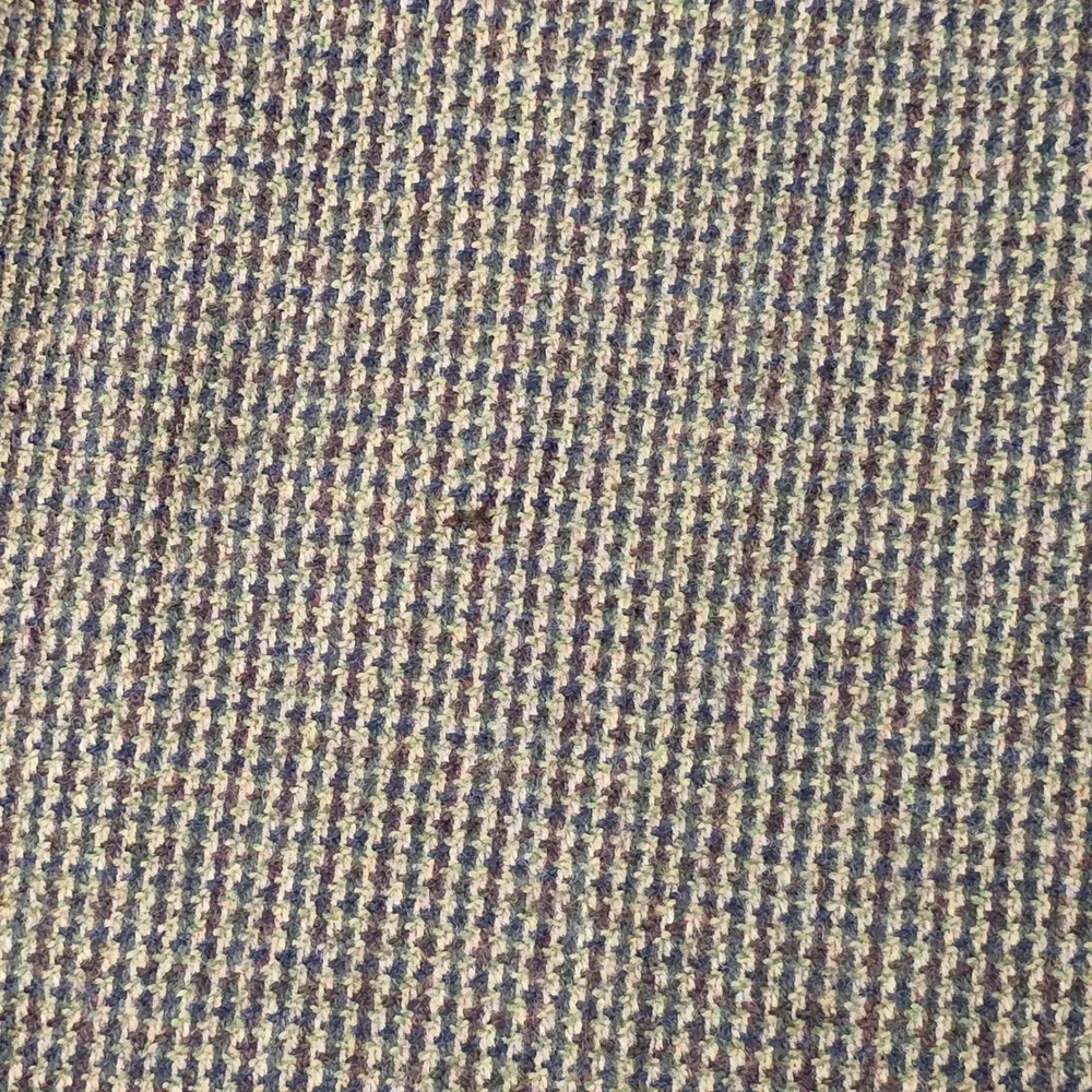 Chaps Blazer Mens 46L Lambswool Tan Birdseye Tweed Sport‎ Coat Classic Academic